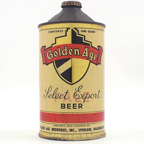 Golden Age Beer Quart Cone Top 210-17 TOUGH