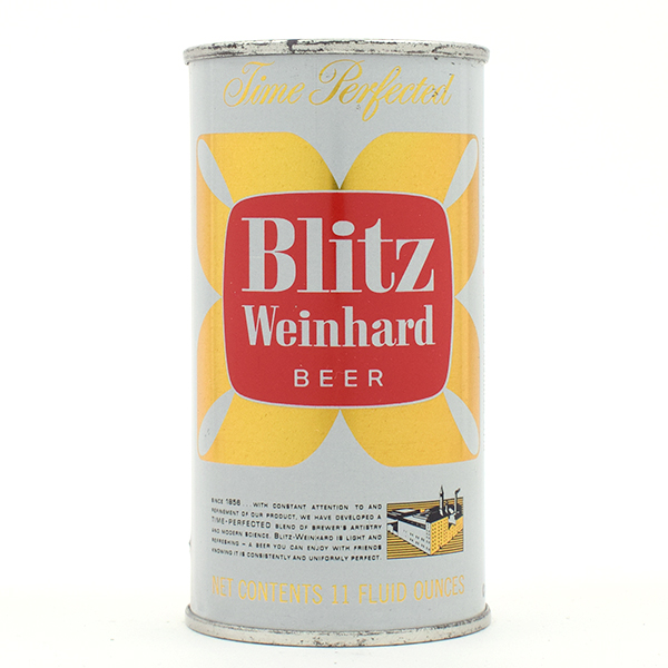 Lot Detail - Blitz Weinhard Beer 11 oz Flat Top 39-32