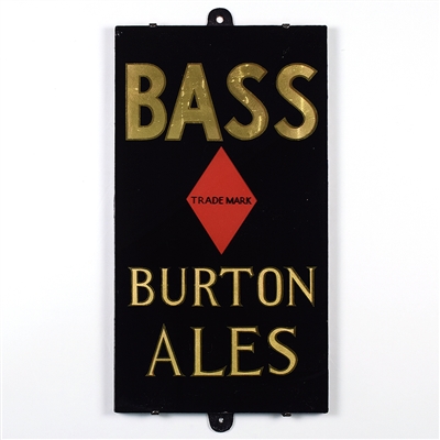 Bass Burton Ales English Pre-Prohibition SLATE Pub Sign