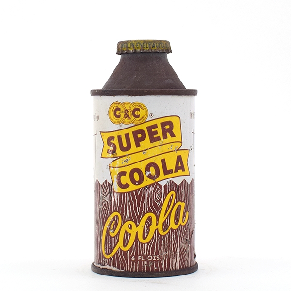 C and C Super Coola Cola 7 oz Soda Cone Top