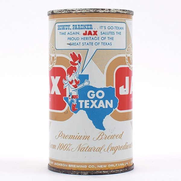 Jax Beer INSERT JUICE TAB GO TEXAN RARE 83-2