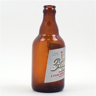 Finks Beer 1930s Steinie Bottle