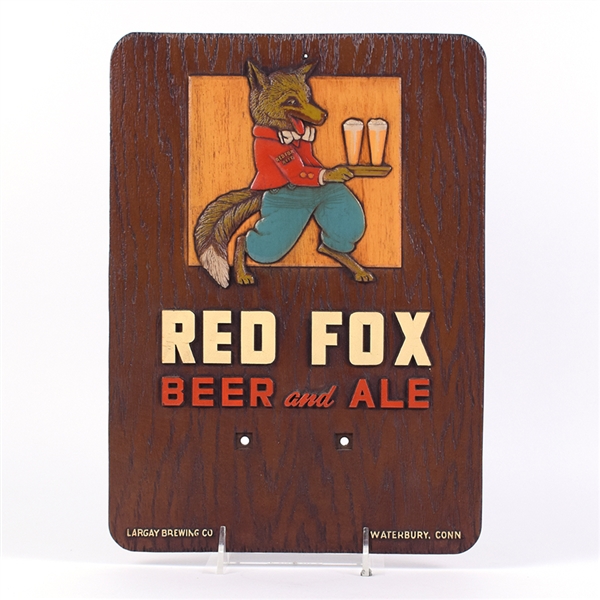 Red Fox Beer-Ale Composition Sign Calendar