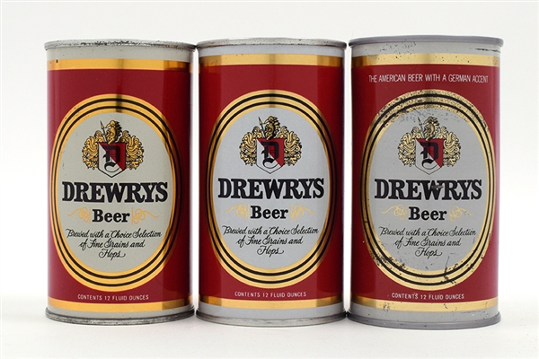 Drewrys Flat Tops Lot of 5 Different