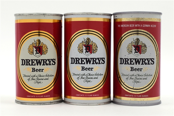 Drewrys Flat Tops Lot of 5 Different