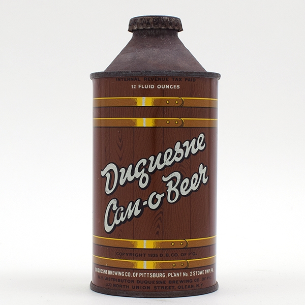 Duquesne Beer Cone Top 159-27