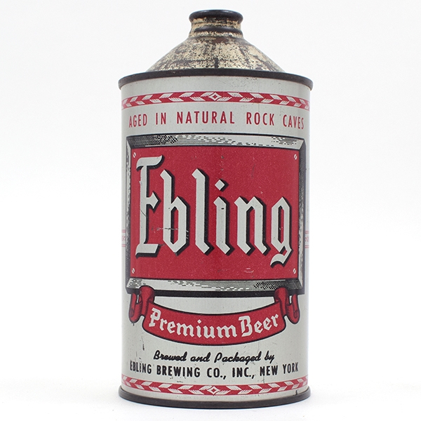 Ebling Beer Quart Cone Top TOUGH CLEAN IRTP 207-5