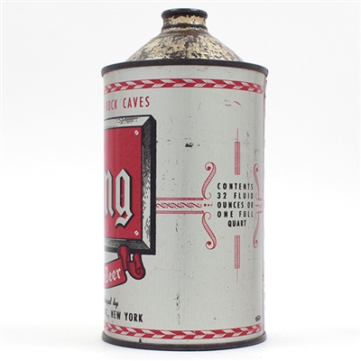 Ebling Beer Quart Cone Top TOUGH CLEAN IRTP 207-5