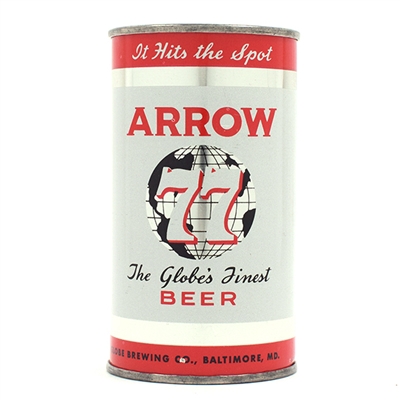 Arrow 77 Beer Flat Top GLOBE 32-8
