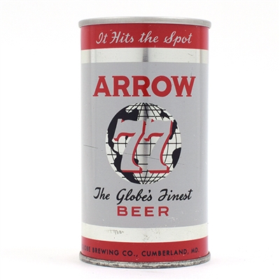 Arrow 77 Beer Zip Top CUMBERLAND SCARCE 35-28