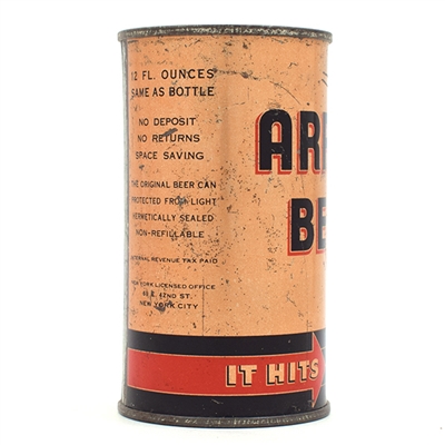 Arrow Beer Instructional Flat Top METALLIC 32-3