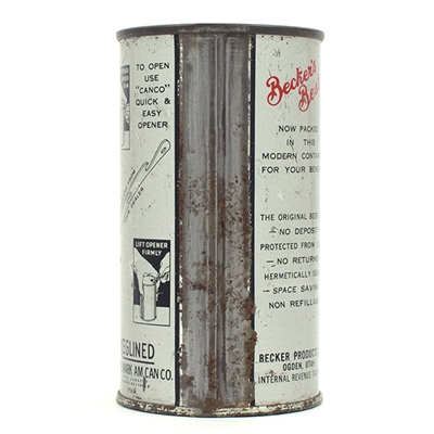 Beckers Beer Instructional Flat Top 35-25