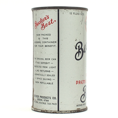 Beckers Beer Instructional Flat Top 35-25