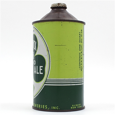 Beverwyck Irish Cream Ale Quart Cone Top 1878 DATE 203-5