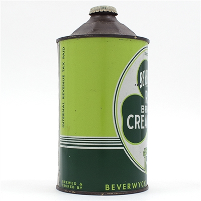Beverwyck Irish Cream Ale Quart Cone Top 1878 DATE 203-5