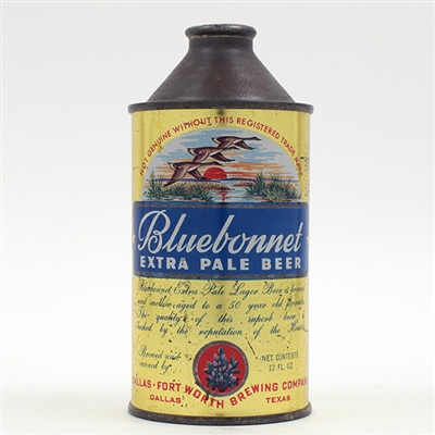 Bluebonnet Beer Cone Top NON-IRTP 153-32