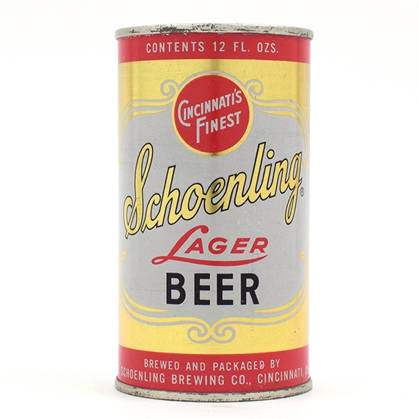 Schoenling Beer Flat Top 132-2