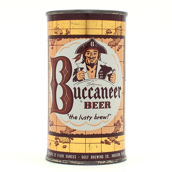 Buccaneer Beer Flat Top SHARP RARE 43-4