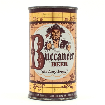 Buccaneer Beer Flat Top SHARP RARE 43-4