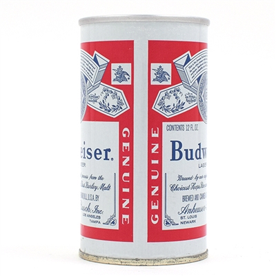 Budweiser Beer Zip Top NEWARK 4 CITIES 48-39