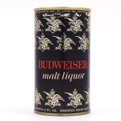 Budweiser Malt Liquor Foil Label Test Pull Tab UNLISTED