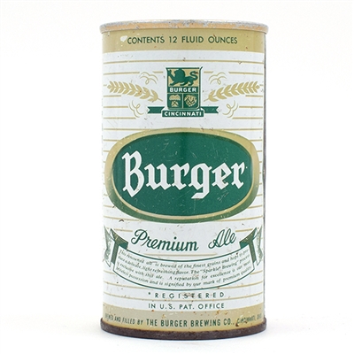 Burger Ale Pull Tab RARE 50-22