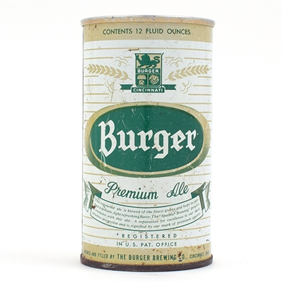 Burger Ale Pull Tab RARE 50-22