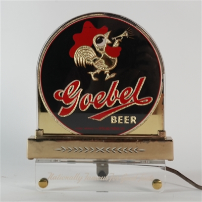 Goebel Beer Nationally Famous For Good Taste Illuminated Sign 