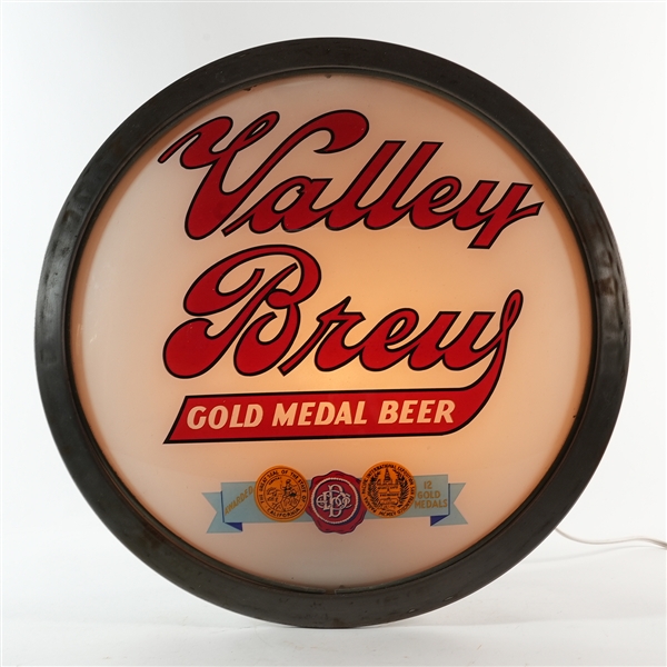 Valley Brew Gold Medal Beer Illuminated ROG Sign FABULOUS