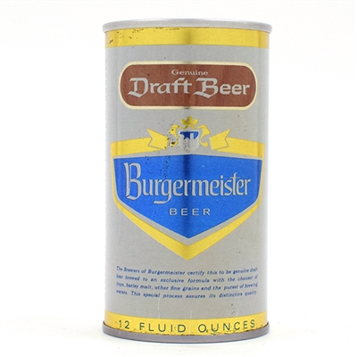 Burgermeister Draft Beer Pull Tab 51-8