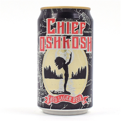 Chief Oshkosh Beer Early Aluminum Craft Sta-Tab UNLISTED