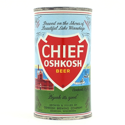 Chief Oshkosh Beer Flat Top 49-27