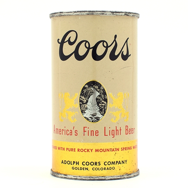 Coors Beer Flat Top IRTP UNLISTED