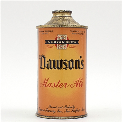 Dawsons Master Ale Cone Top 158-26