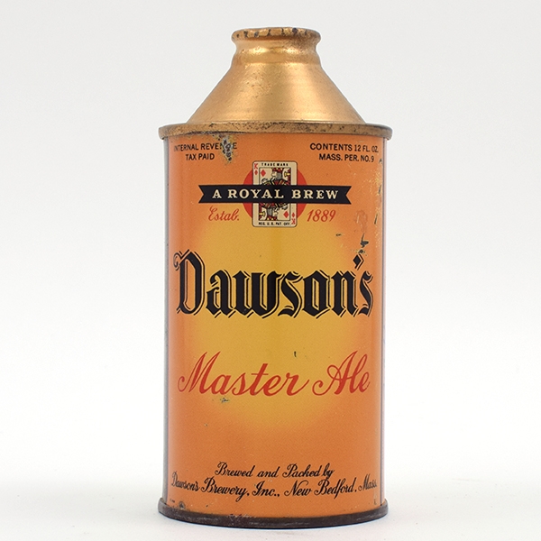 Dawsons Master Ale Cone Top 158-28