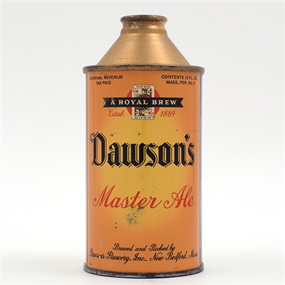 Dawsons Master Ale Cone Top 158-28