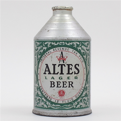 Altes Beer Crowntainer TIVOLI CUSTOMARY GUARANTEES 192-3