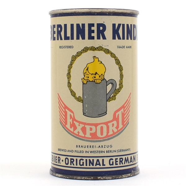 Berliner Kindl Export Beer German Flat Top