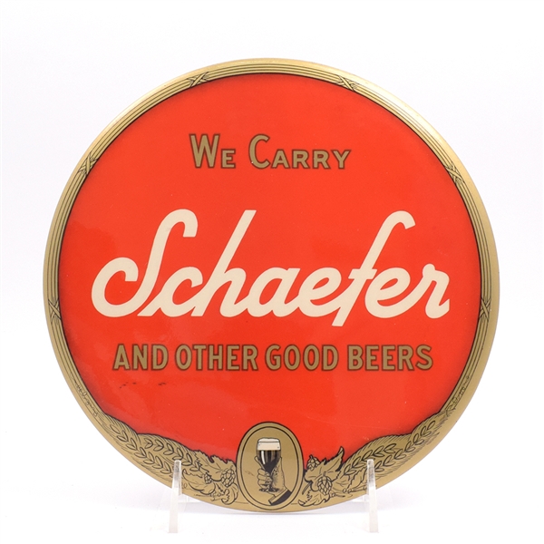 Schaefer Beer Button Sign