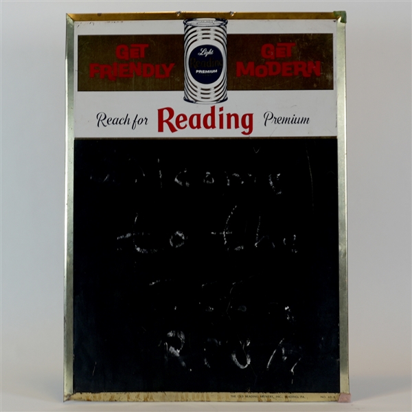 Reading Get Friendly Get Modern Tin Chalkboard