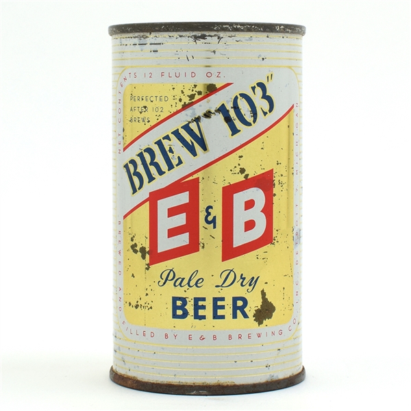 E and B Brew 103 Beer Flat Top METALLIC GOLD 58-30