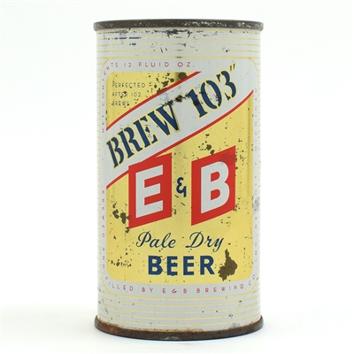E and B Brew 103 Beer Flat Top METALLIC GOLD 58-30