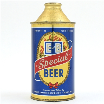 E and B Special Beer Cone Top CRISP 160-15
