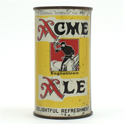 Acme Ale Opening Instruction Flat Top SAN FRAN RARE CLEAN 28-36 UNLISTED USBCOI