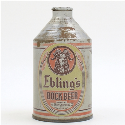 Eblings Bock Beer Crowntainer SCARCE 193-17