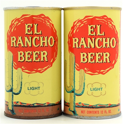 El Rancho Beer Pull Tabs Lot of 2 Different