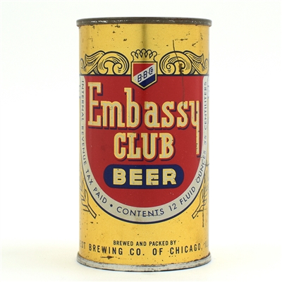 Embassy Club Beer Flat Top 59-31