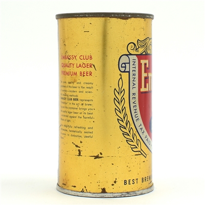 Embassy Club Beer Flat Top 59-31
