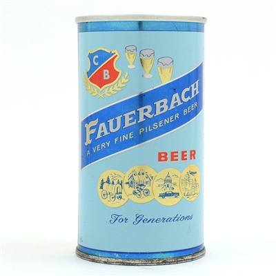 Fauerbach Beer Zip Top SCARCE NICE 64-14