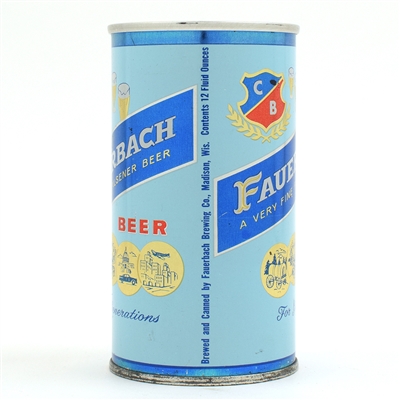 Fauerbach Beer Zip Top SCARCE NICE 64-14